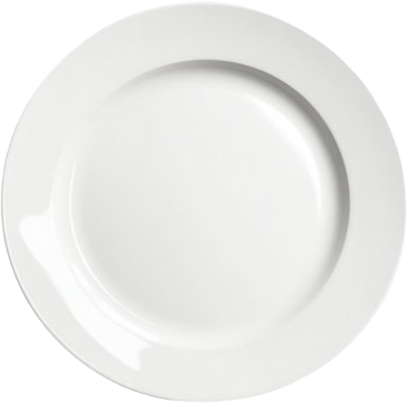 White plate
